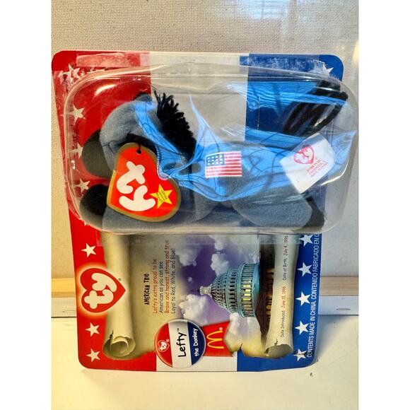 TY BEAR McDonald's Collection Lefty the Donlkey - Picture 2 of 3